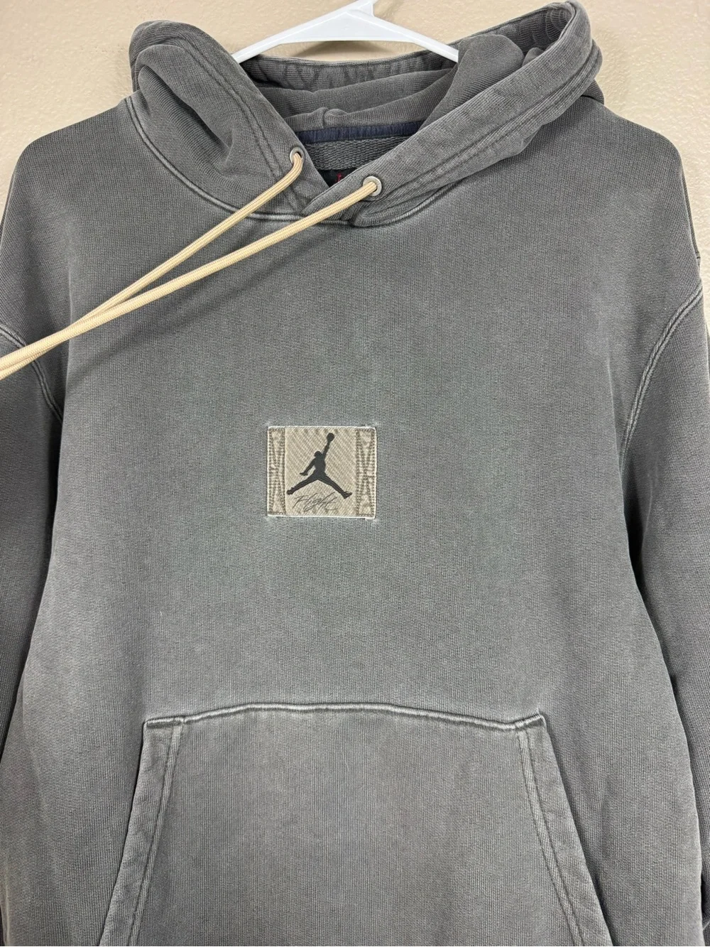 NWT Nike Air Jordan Men Prestige Flight Heritage Pullover Hoodie Gray J